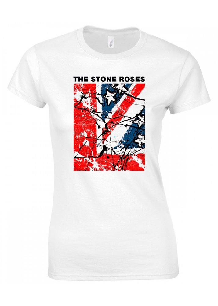 T-shirt Album di Debutto Stone Roses Anni '80 Indie Madchester Band Tee Unisex XS-2XL