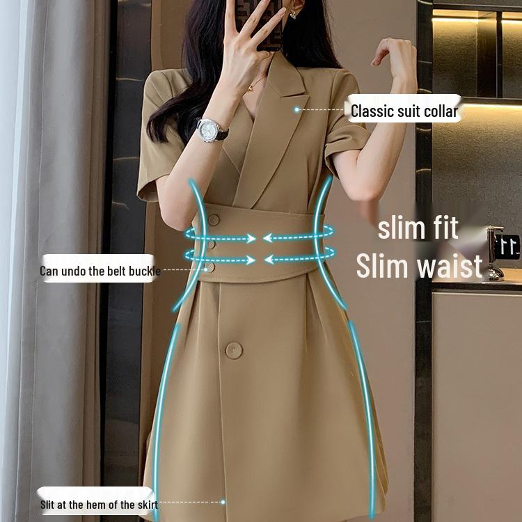 2025 Spring/Summer Petite Professional Women's Suit Dress: Elegant Workwear Skirt