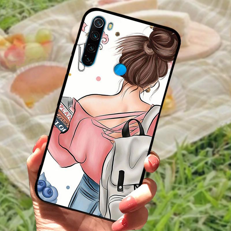 Phone Case For Xiaomi Redmi Note 8T Case Soft Silicone Cover Bumper For Redmi Note 8 Pro Coque Note8 Cartoon Animal Fundas Shell