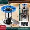 Floor Drain Deodorizer, Bathroom Anti-Odor Device, Anti-Insect Sewer Cover, Bathroom Drain Hair Catcher