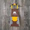 Waterproof Oil-Proof Kitchen Apron With Hand Towel, Stylish Couple Design Home Cooking Baking