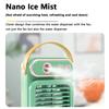 Retro Style Mist Fan – Portable USB Rechargeable Handheld Desktop Fan With Humidifier Function