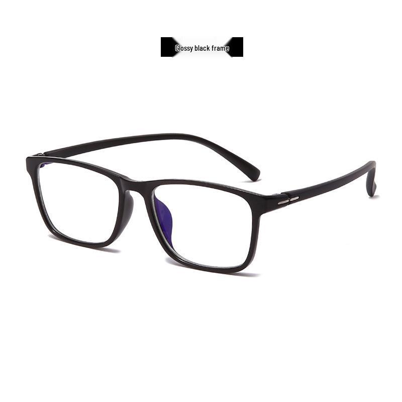 Ultra-Light TR90 Square Eyeglass Frames - Women's Prescription or Men's Blue Light Blocking Option