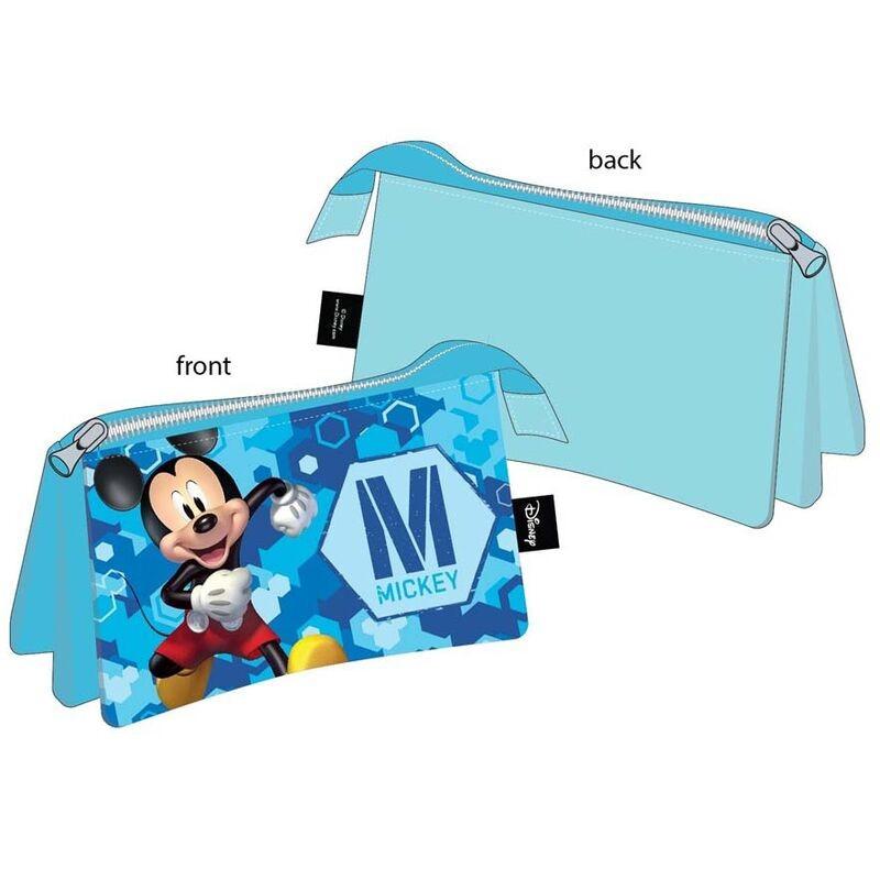 Mickey Mouse Triple Pencil Case