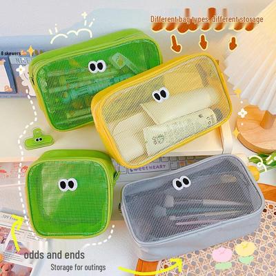 Korean Transparent Travel Wash Bag: Large Capacity Cosmetic and Digital Organizer