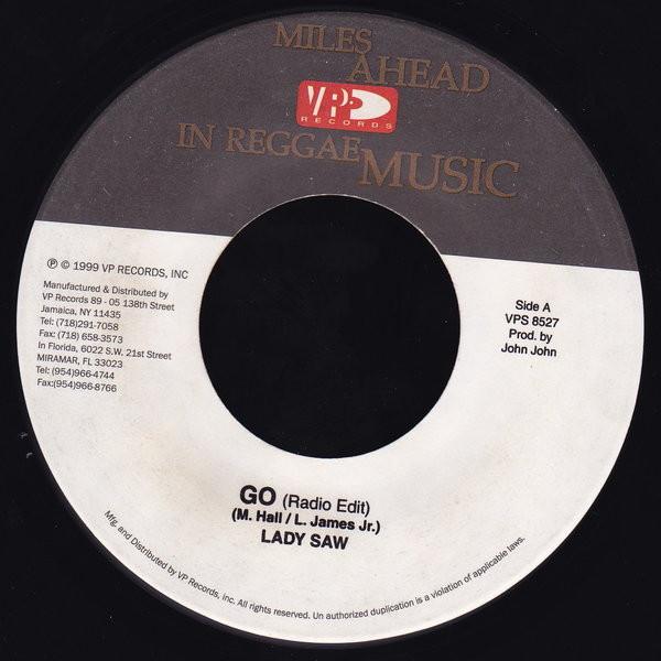 

7-дюймовая пластинка LADY SAW - Go VPS8527 VP Records 1999 US Регги, Ска и Даб Б/У