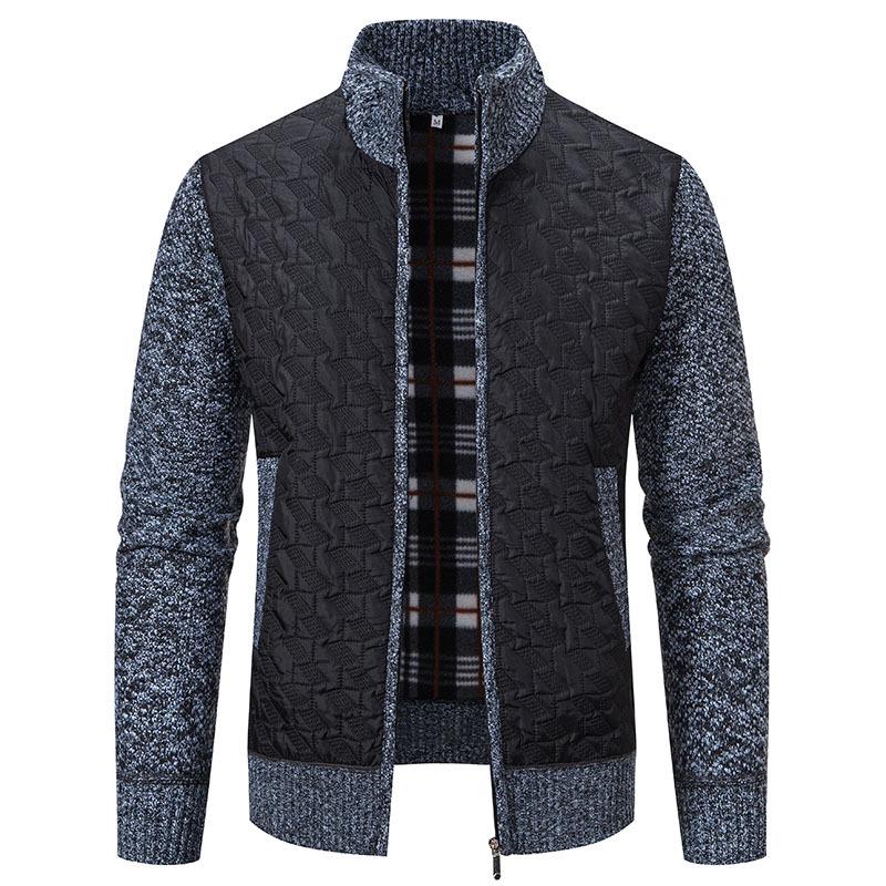 2025 Men s Autumn/Winter Stand Collar Slim Fit Casual Jacket Coat XL