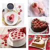 Heart Silicone Cake Mold, Kitchen Tools & Accessories, Portable Kitchen Items for Valentine's Day, Mousse Dessert Baking DIY