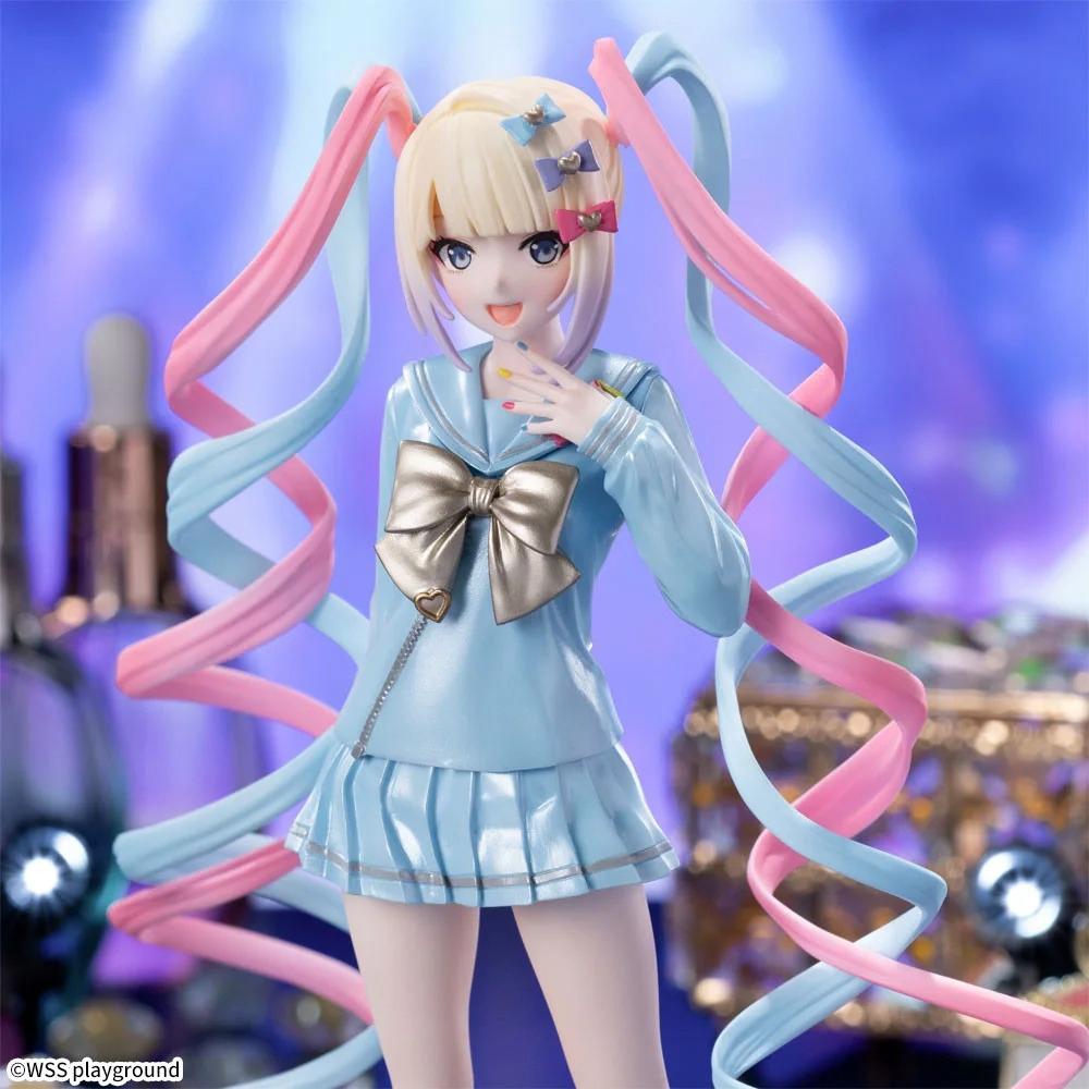 Anime Needy Girl Overdose Figures Cute Rain Action Figures Beautiful Girl Model Pvc Figurine Collection Desktop Birthday Gift‘S