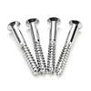 4 Pcs Neck Plate Mounting Screws Electric Guitar Neck Plate Screws Guitar Bass Hardware Accessories Easy to Install
