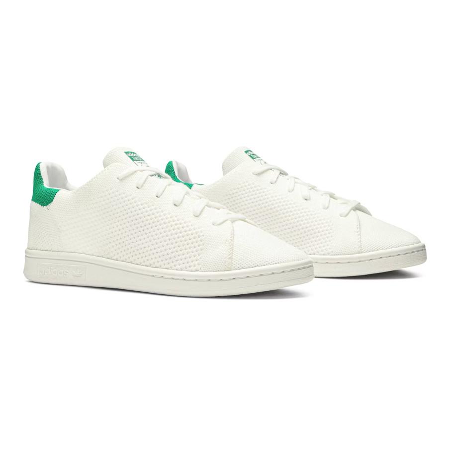 adidas Stan Smith Primeknit Bílá Zelená GS S75351