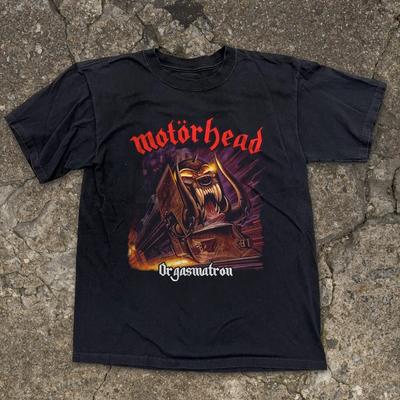 Motorhead ORGASMATRON Rock Band Unisex Black T-shirt Size S-5XL Unisex T-Shirt