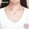 BAMOER Genuine 925 Sterling Silver Letter R Alphabet Beads Charms Fit Charm Bracelets & Bangles DIY