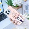 Kawaii Style Kitsune Phone Case For IPhone 16 17 15 14 12 13 Pro Max Black Color Shockproof Cover
