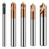 Chamfering Cutter 4 Flute Carbide Stainless Steel Milling Cutter End Mill Cutter Deburring for Machining Manufacturing