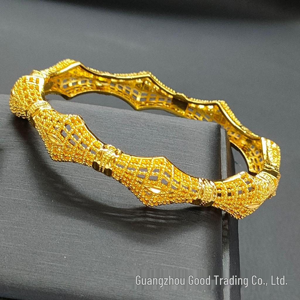 Bracelet de mariée Bollywood plaqué or 24 carats: Bijoux de mariée pour femmes