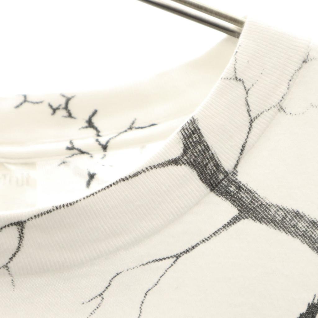 Sportnit 90s Old Wolf Short Sleeve T-shirt L White Animal Men's Used