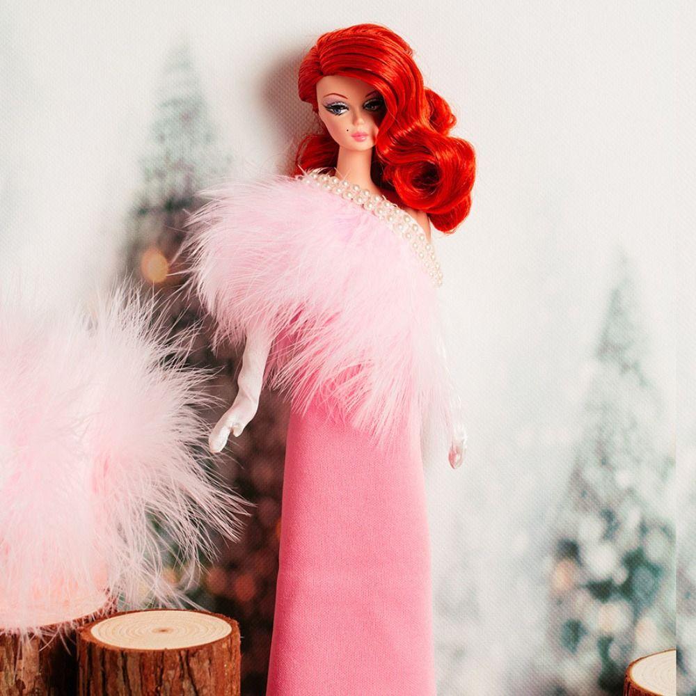 Luxury Pink Lace Dresses Doll Dresses Clothes Suit for 1/6 BJD 30cm Supermodel Dolls