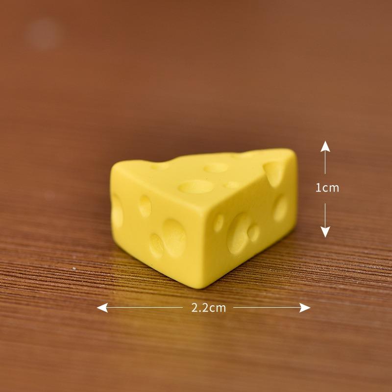 Verfressener Hamster Mikrolandschaft Gartenarbeit Sukkulenten Dekorationszubehör Käse Reisbeutel Niedliche Kleine Tierornamente