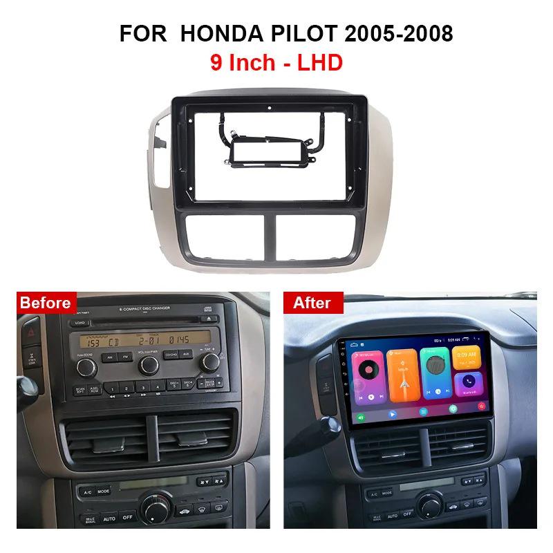 

2005-2008 Honda Pilot Center Console 9-Inch Navigation/Audio Panel Frame for Android Kit Plastic