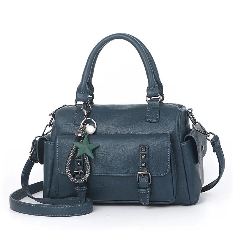 Fashi Elegant Designer Handbags Women Bags Messenger PU Leather Crossbody Bags Hairball Girls Shoulder Bag Top-hand Tote Bag