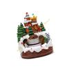 Julstuga Musiklåda med Roterande Tåg för Barn Vuxen Födelsedag Jul 55KF