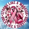 Strong Breast Cancer Awareness Metal Sign Pink Ribbon Boxing Glove Design Meaningful Wall Decor Home Bar Bedroom Man Cave