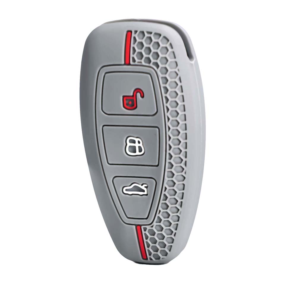 Silicone Car Key Cover Case for Ford Focus 4 ST Mondeo 5 Edge Explorer Ecosport Kuga Escape Fiesta Mustang F150 Ranger Keyless