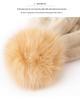 Women's 100% Cashmere Pom-Pom Hat - Three-Strand Winter Knit, Versatile Cable, Warm Ear Protection
