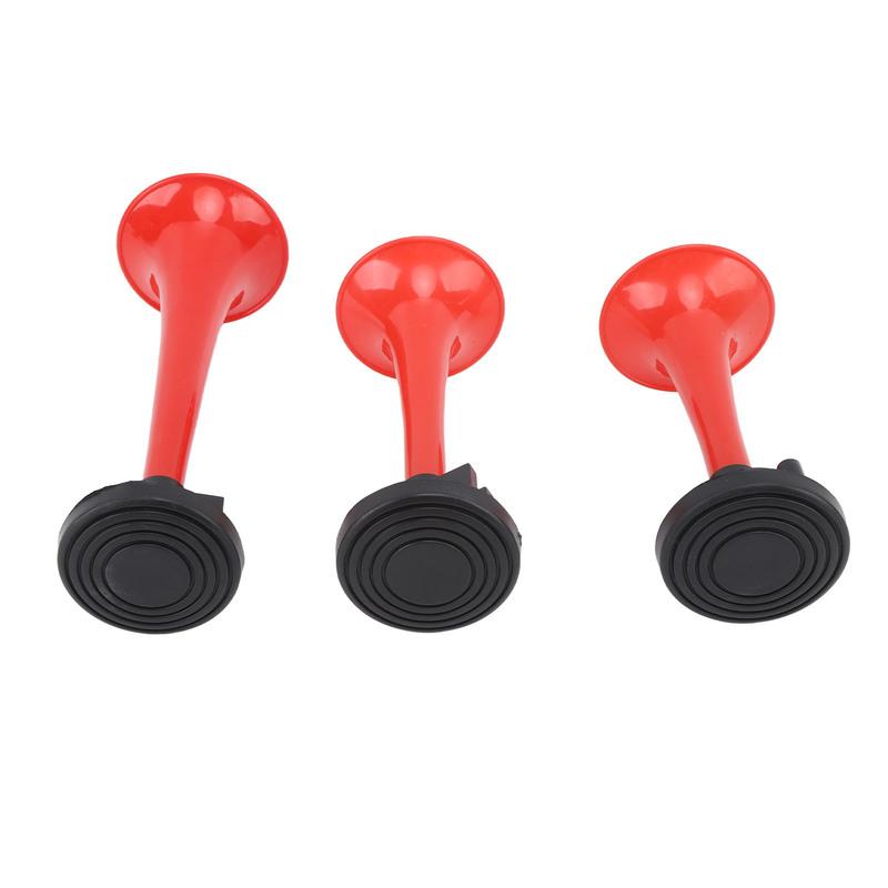 Music Air Horn 3 Trumpet 12V 125db Musical Sound Air Horn with Air Compressor and Hose for Truck Train Boat Car
