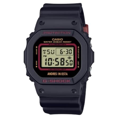 

Casio G-Shock Andres Iniesta Signature Limited Edition Watch DW-5600AI-1 Men s Overseas Model
