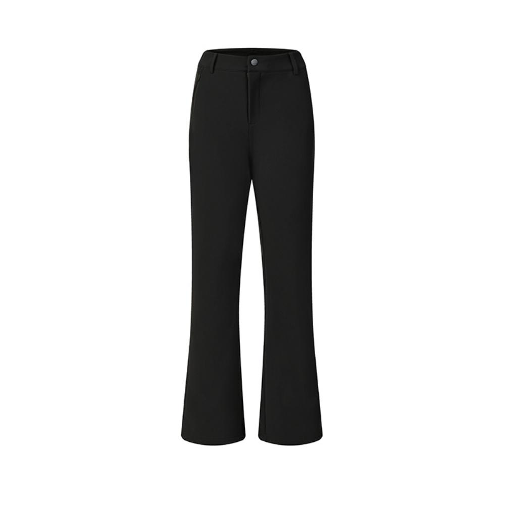 

Fila Модные простые спортивные универсальные флисовые теплые тканые повседневные брюки из лыжной серии женские низ Глубокий черный A11W546801FBK L