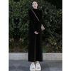 Autumn Winter Over-the-Knee Long Knitted Dress: Slimming and Thickened