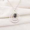 Moss Agate Pendant, Gemstone Jewelry 925 Solid Sterling Silver Pendant, Gift For Women Handmade Pendant