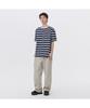 Keoseuuteommellou Navy Striped T-Shirt Cwtam26423Nyd
