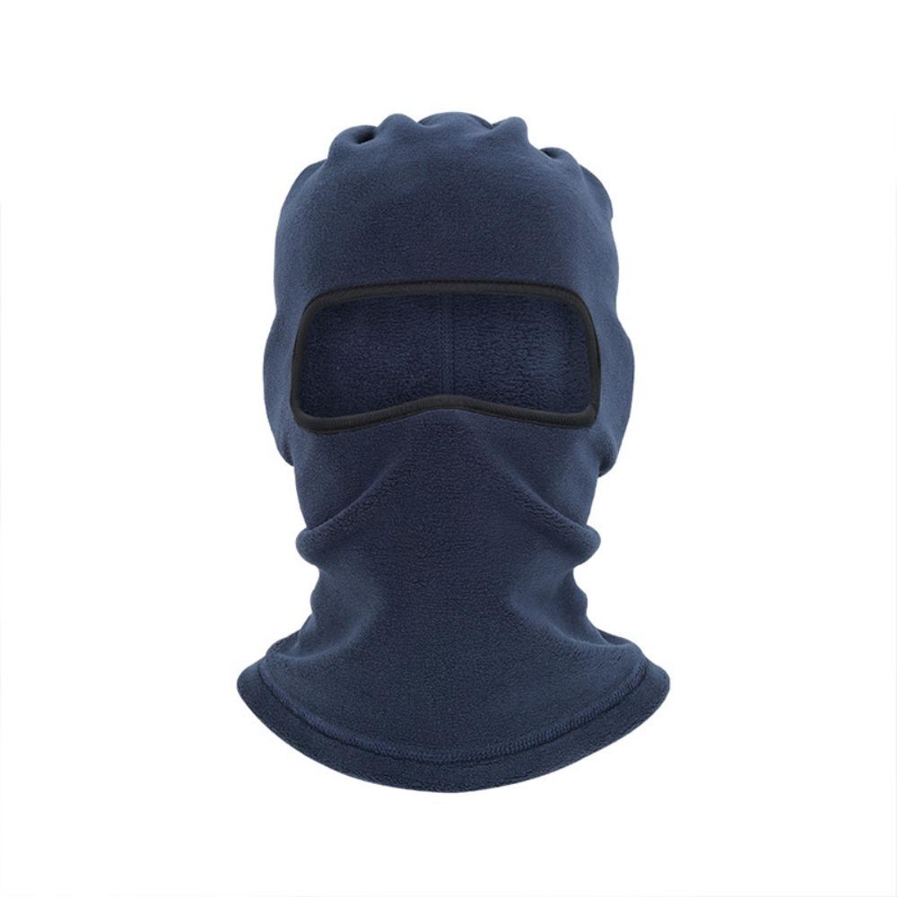 Neck Protection Winter Balaclava Cap Thermal Motorcycle Warm  Hats Breathable Bicycle Hat  Ski темно-синий