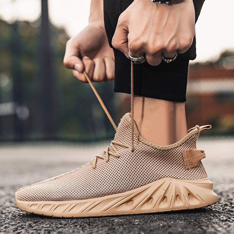Men's shoes autumn breathable mesh sneakers, fly-woven sneakers men's MEN fashion couple shoes casual shoes