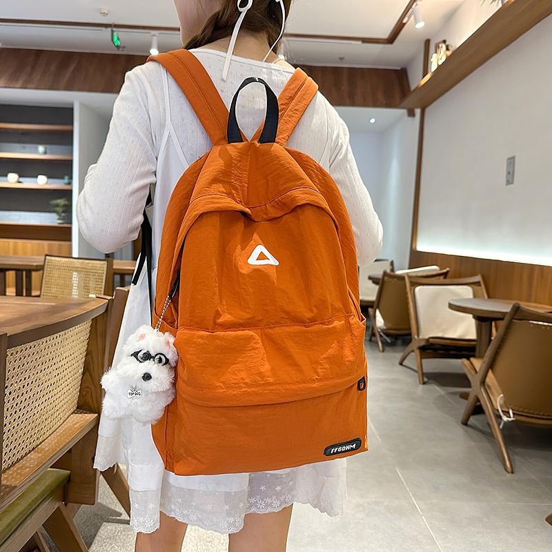 Junior High School Students Lightweight Schoolbag Women's Large Capacity Backpack