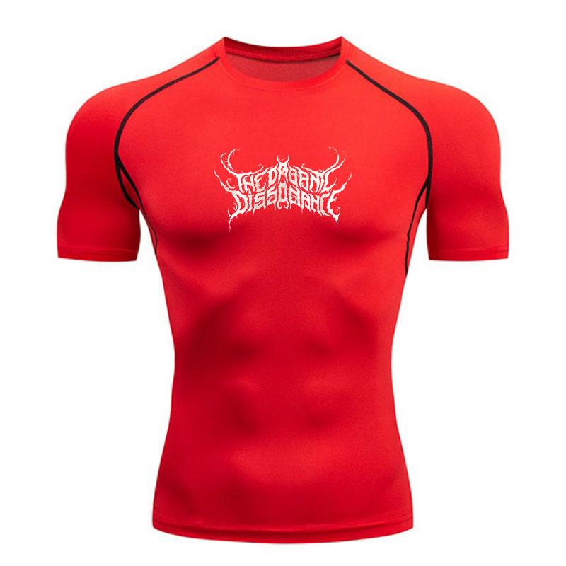 Men's Quick Dry Compression Athletic Tight T-shirt for Gym Workout Running Training Stretchy Breathable Sports Activewear Top To Boost Your Exercise P