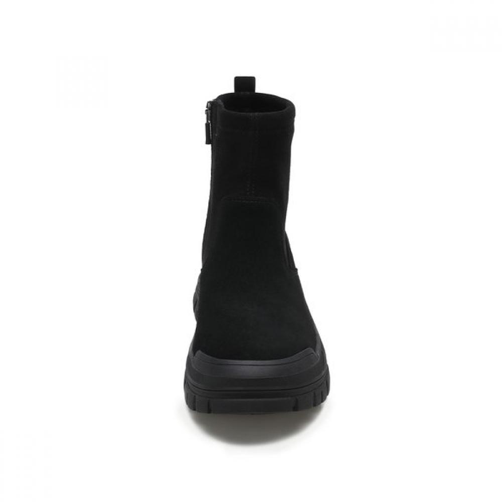 Vigevano Women S Comfort Daily Suede Ankle bootS Janet 02 Black