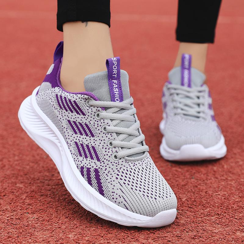 Große Sport-Laufschuhe für Studentinnen Vielseitige Weiße Bequeme Und Leichte Freizeit-Damenschuhe Atmungsaktiv