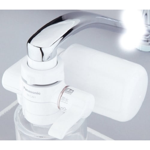 Panasonic Mizutopia Faucet-Mounted Water Purifier, White, TK-CJ01-W