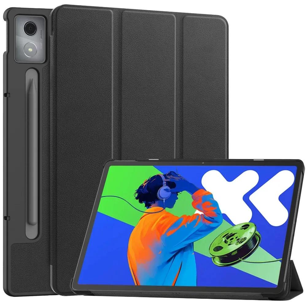 For Xiaoxin Pad Pro 12.7 Tri-Folding Stand Smart Tablet Case for XiaoxinPad Xiaoxin Pad Pro 12.7 Cover funda