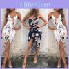Elegantes Damen Blumen Maxikleid für Abendpartys und Strandtage