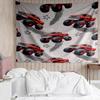 Truck Print Tapestry, Backdrop, Easy Setup, Ideal for Bedroom, Office & Living Room, with Aesthetic Wall Hanging Decor.