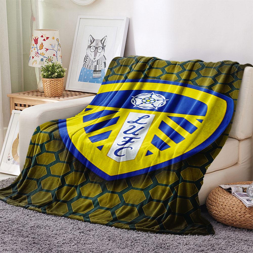 Leeds United A.F.C Blanket, High Quality Comfortable for All Seasons, Home Decor, Warmth and Comfort