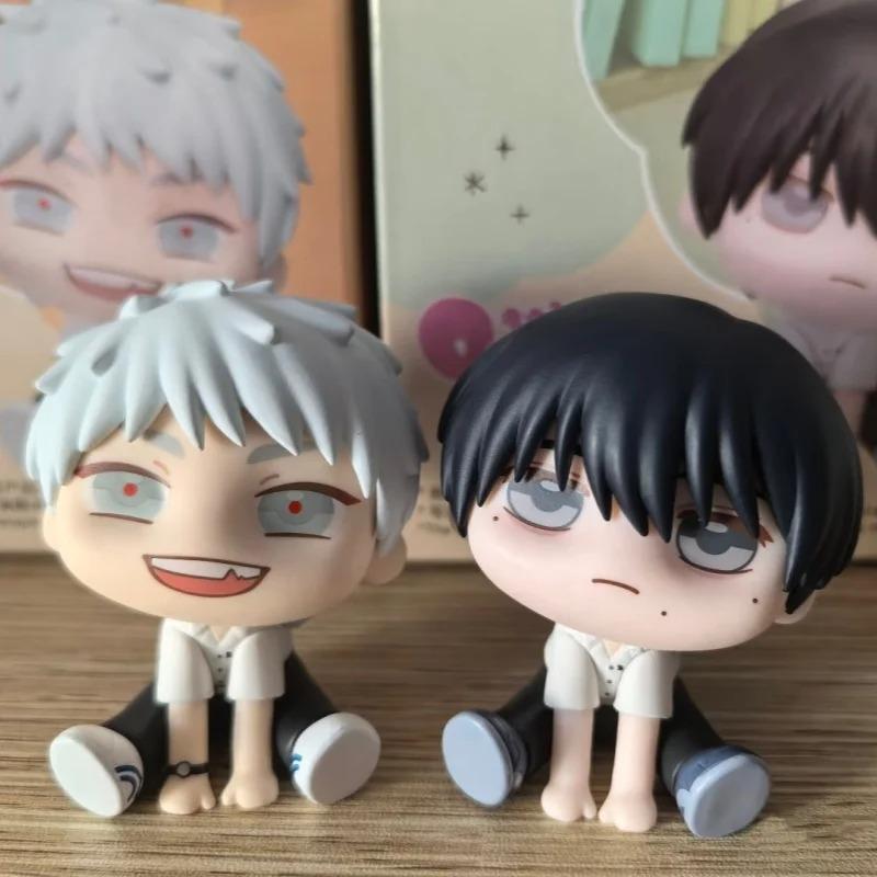@Hikaru Ga Shinda Natsu Indou Hikaru Anime Figure The Summer Hikaru Died Tsujinaka Yoshiki Action Figure Q Model Doll Toys 2Pcs