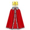 Halloween Cape King Prince Parent-child Event Party Performance Red Blue Purple Christmas Cape Shawl