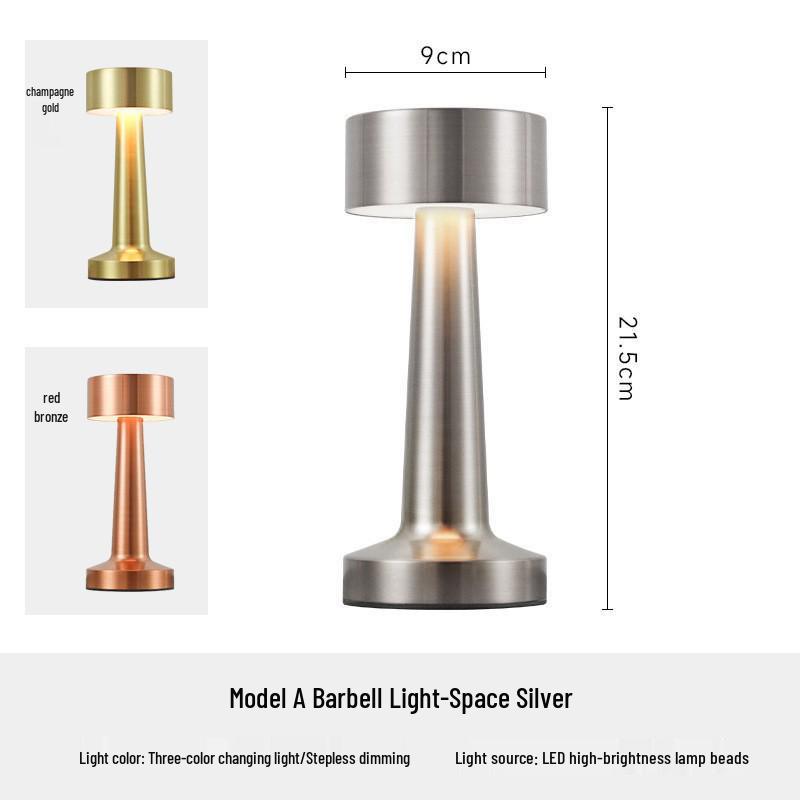 Star Moon Touch Lamp: Three-Color Rechargeable Night Light, Ideal for Bedroom or Birthday Gift.