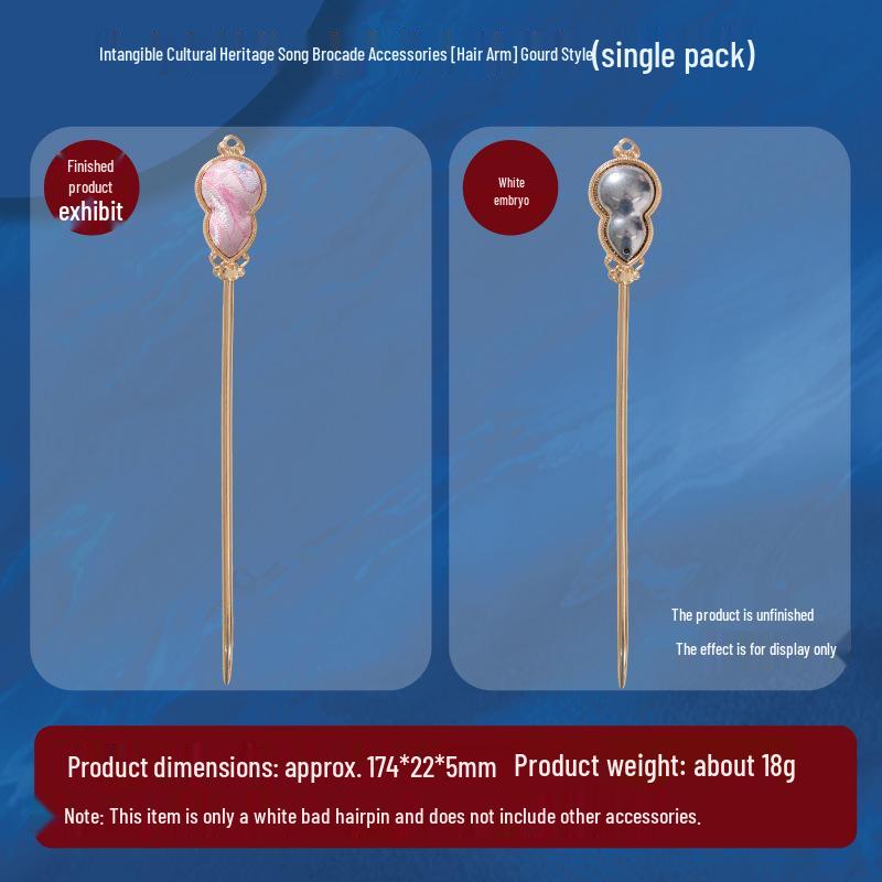 DIY Creative Hairpin Kit: Parent-Child Handmade Brocade Ornaments for Fun Activities